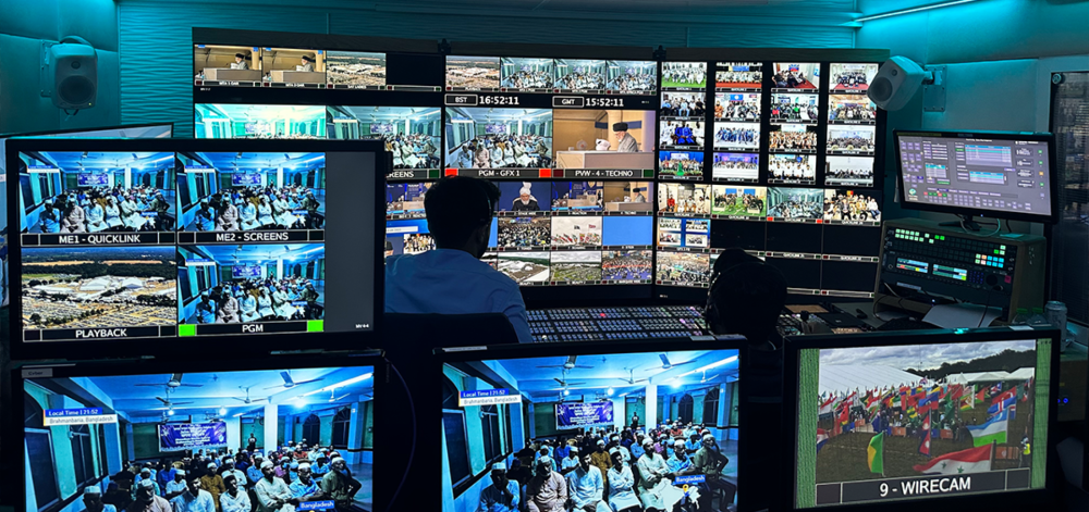 Quicklink Studio connects 80 countries during MTA International coverage of Jalsa Salana UK 2023