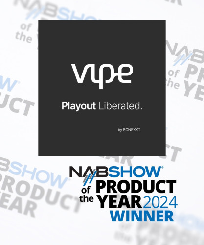 Vipe by BCNEXXT Takes Home 2024 NAB Show Product of the Year Award