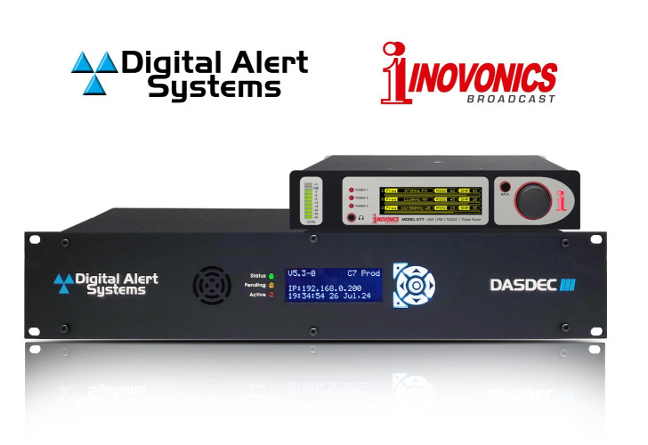 Digital Alert Systems and Inovonics Partner on Joint Solution for External EAS Monitoring Gear