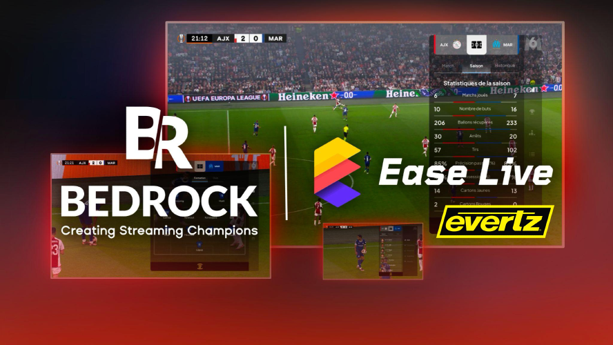 Ease Live and Bedrock Jointly Create the Interactive M6PLUS Live Sport Experience for the UEFA EURO 2024 Tournament