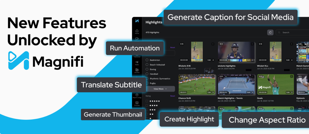 Magnifi Brings Seamless AI-Powered Solutions to Revolutionize Live and Archival Video Storytelling