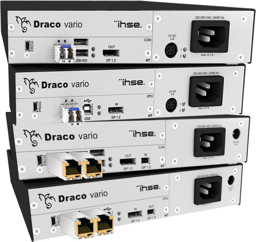 IHSE USA Announces New Draco vario XS DisplayPort 1 2 Extender Series
