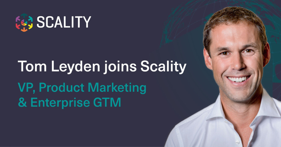 Scality strengthens executive team with Tom Leyden as VP of product marketing and enterprise go-to-market