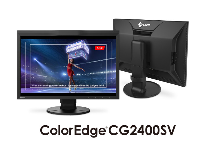 EIZO Releases New 24 inch Color Management Monitor with SDI Connectivity for Broadcast and Video Production Workflows