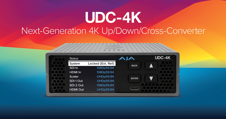 AJA Unveils UDC-4K Mini-Converter