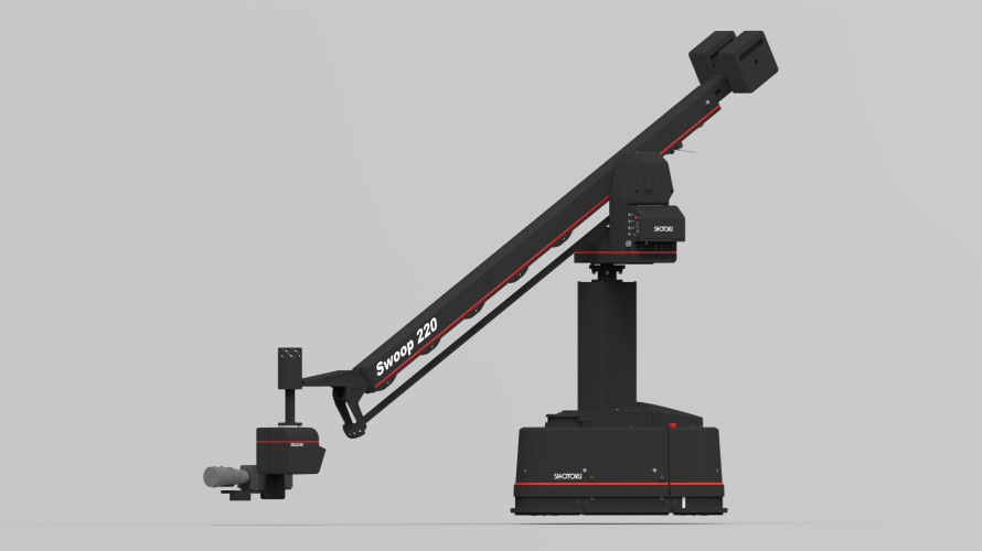 Shotoku Takes Studio Robotics to New Heights with IBC Debut of Swoop Cranes