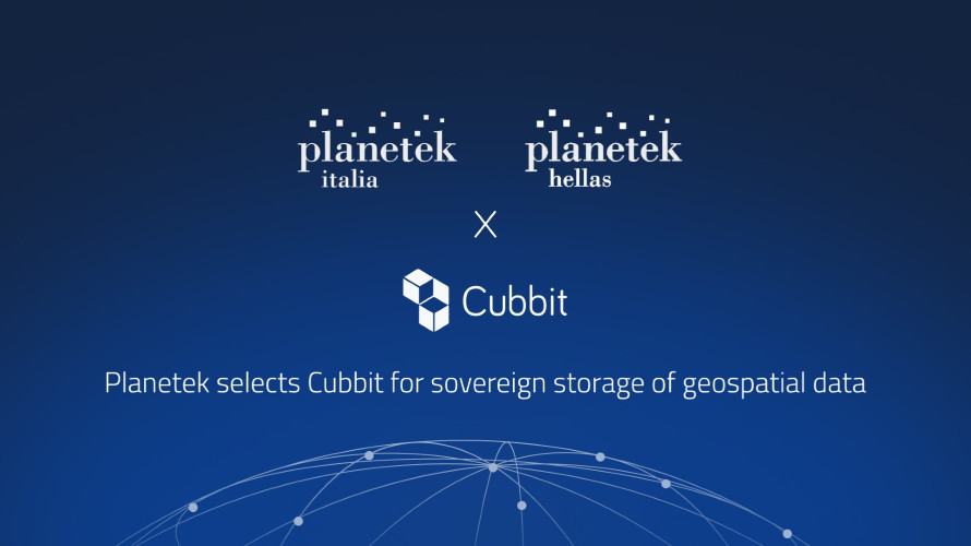 Planetek selects Cubbit for sovereign storage of geospatial data