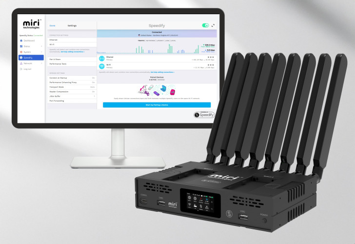 Miri Technologies to Unveil New Resilient Internet Platform and Upgrades to X510 Bonding Router at NAB Show New York