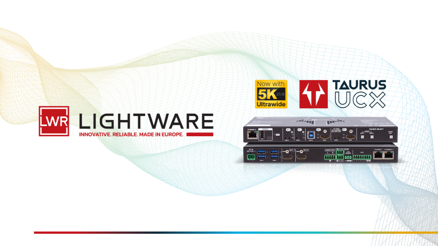 Lightware Taurus product family introduces 5k support