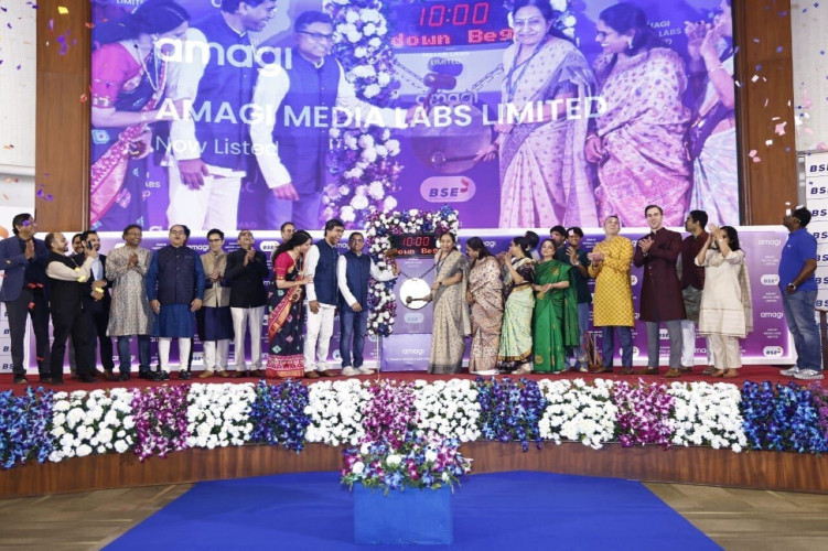 Amagi becomes the first cloud-native SaaS company offering end-to-end solutions in the broadcasting and streaming ecosystem to list on Indian stock exchanges