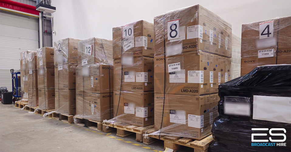 ES Broadcast Hire sends out kit for major February sporting event