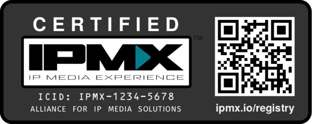 AIMS Announces Certification of First 48 IPMX Products