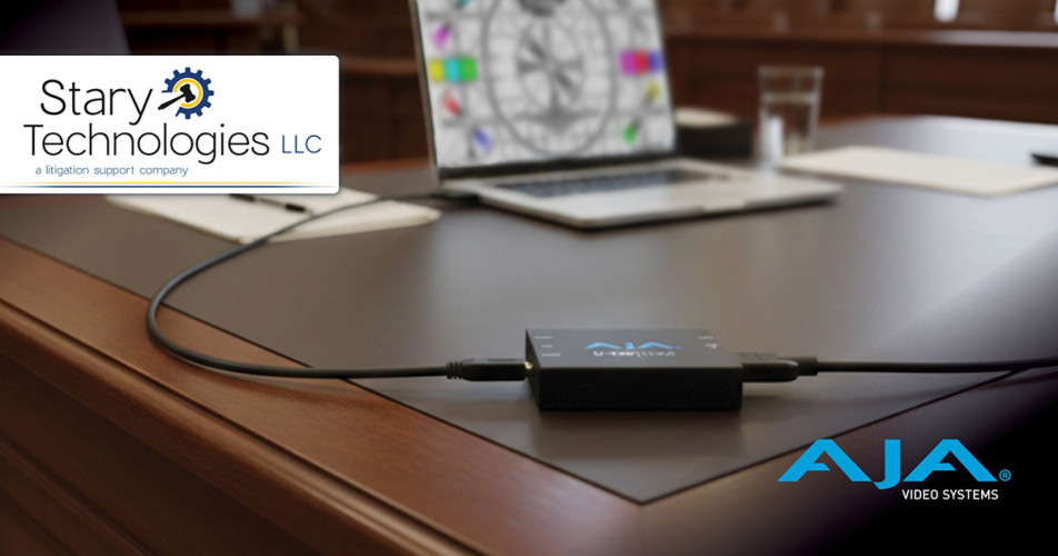 AJA U-TAP Helps Stary Technologies with Courtroom Evidence Capture