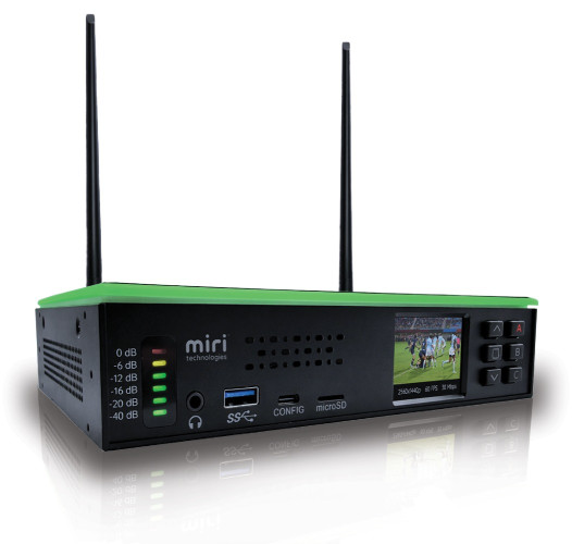 Miri V410 Live 4K Encoder-Decoder to Make North American Debut at 2026 NAB Show