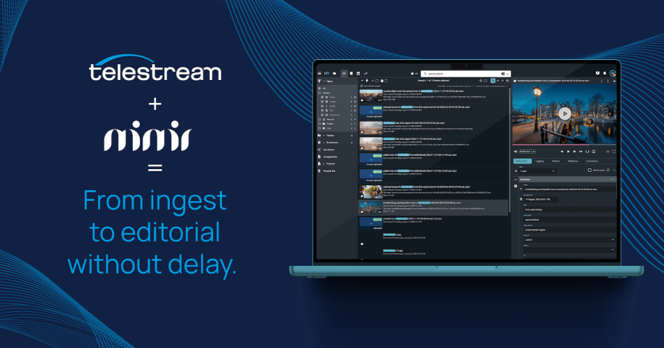 Telestream and Mimir Integration Facilitates Real-Time Production-Ready Content
