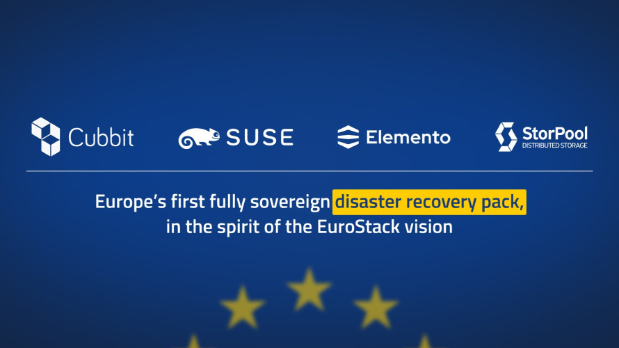Four European tech companies unveil the first fully sovereign disaster recovery pack in Europe at the European Data Summit