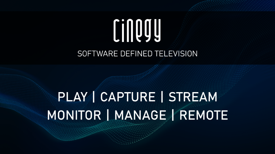 Cinegy makes its MPTS debut with software-defined television built for todays broadcasting realities