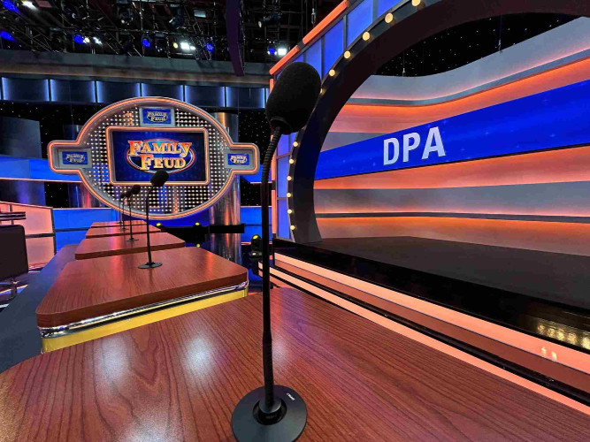 Production Sound Mixer Dirk Sciarrotta Delivers Camera Ready Sound on FAMILY FEUD With DPA