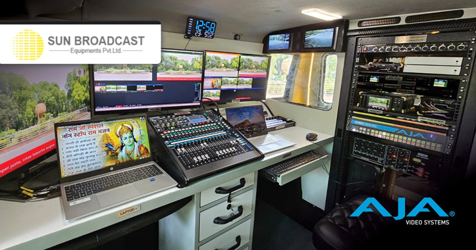 Sun Broadcast Futureproofs Dayalbaghs Multimedia Van with AJA Gear