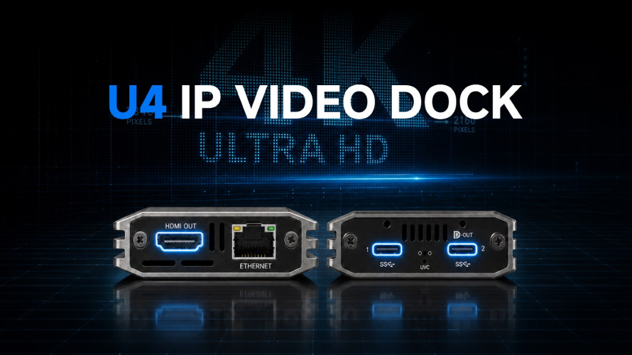 Kiloview Launches U4 IP Video Dock Bringing Professional IP Video into UC Meeting and Display Workflows