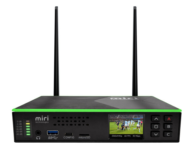 Miri Technologies Ships V410 Live 4K Video Encoder-Decoder
