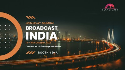 Planetcast Media Services showcases best of global distribution technologies at Broadcast India 2022