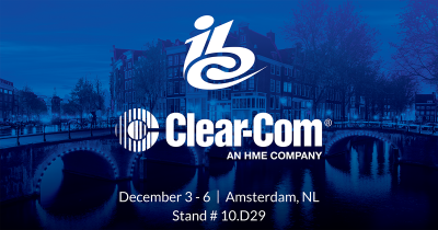 Clear-Com Brings Expanded Set of Intercom Innovation for Broadcast Productions to IBC 2021