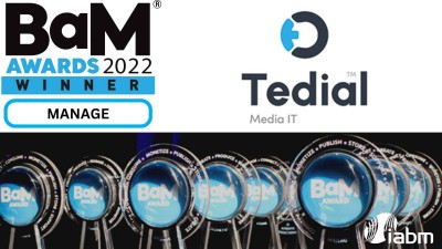 Tedial smartWork NoCode Media Integration Platform Wins IABM BaM Award in Manage Category