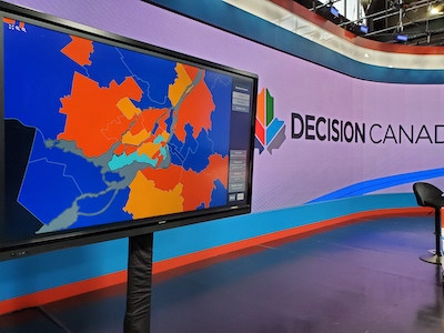 Bannister Lake Delivers Cross-Platform and Innovative Graphic Solutions for Canadian Federal Election Coverage