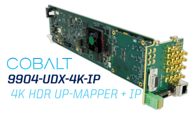 Next-Gen Scaler and Frame Synchronizer From Cobalt Boasts Advanced HD UHD Conversion and Processing