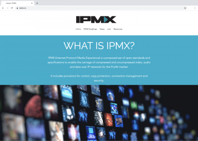 New IPMX Website From AIMS Is Now Live