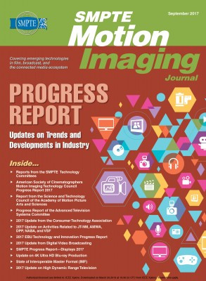 SMPTE Announces New Cover Art Contest for 2019 SMPTE Motion Imaging Journal Progress Report