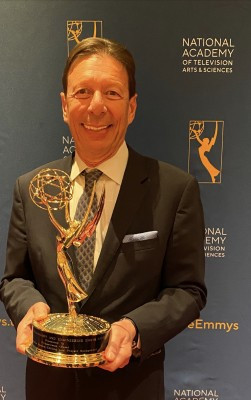 Claudio Lisman Receives Emmy Award at the 2022 NAB Show