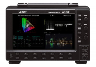 Leader Announces ZEN Series LV5350 UHD HD SD-SDI Waveform Monitor and LV7300 Rasterizer
