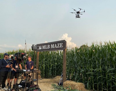 FOX Sports MLB at Field of Dreams Broadcast Delivers Cinematic Viewer Experience with HDR 5G Live Drone Shots