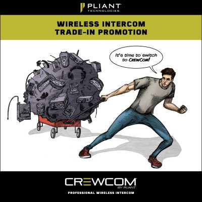 Pliant Technologies Announces Wireless Intercom Trade-In Promotion