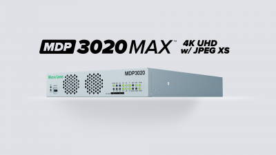 Media Links to Debut 4K JPEG-XS Version of its MDP3020 MAX and trade; IP Media Gateway at IBC2022