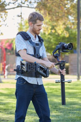 Introducing Steadimate-RS and trade; for Ronin RS2, RS3 and amp; RS3 Pro Converts the Handheld motorized gimbal to body-worn Steadicam and reg;