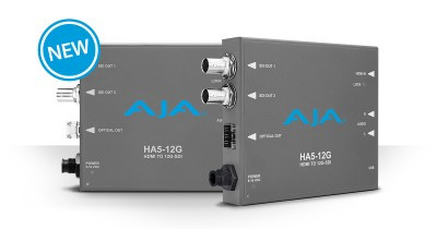 AJA HA5-12G Mini-Converters Now Available