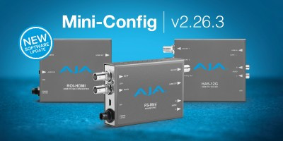 AJA Advances Mini-Converter Line with Mini-Config v2.26.3