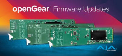 AJA Releases New Firmware for openGear and reg; Cards Featuring 12-bit Support for OG-Hi5-4K-Plus