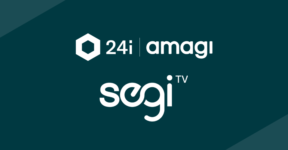24i and Amagi announce technical partnership that enables streaming services like SEGI.TV to launch its own advanced apps for the big screen