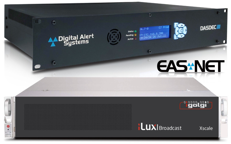 Digital Alert Systems and igolgi Announce Simplified Connection Between DASDEC Emergency Messaging Platform and iLux Encoders