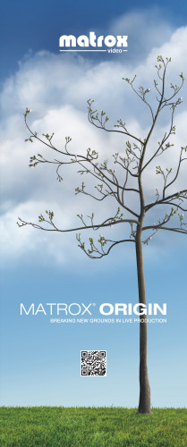 Matrox Video Announces Matrox ORIGIN Framework for Broadcast Infrastructure of the Future