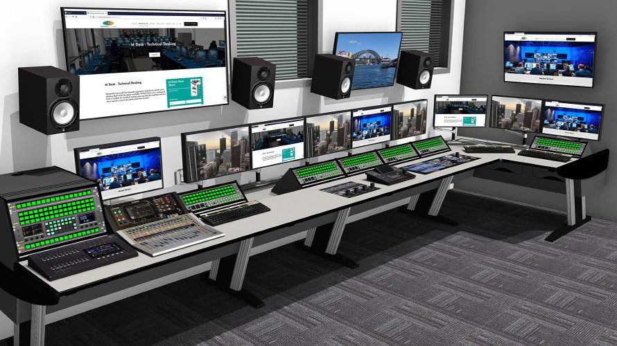 Custom Consoles Module-R Desk Chosen for London-based Video Production Studio
