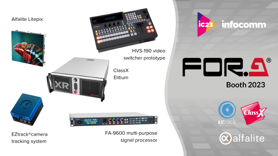 InfoComm 2023 - FOR-A Unveils Complete Solution for Live Production