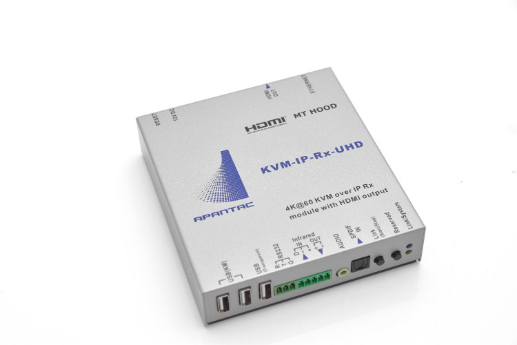 Integrate and Declutter Your Workspace with 4K UHD KVM over IP Solutions from Apantac