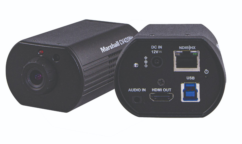 Marshall Showcases New CV420Ne a Compact 4K60 Camera With NDI at IBC 2023